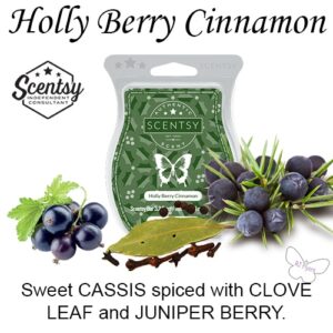 Holly Berry Cinnamon Scentsy Bar