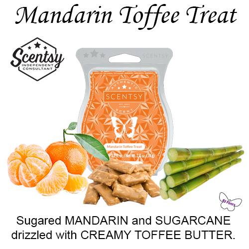 Mandarin Toffee Treat Scentsy Bar