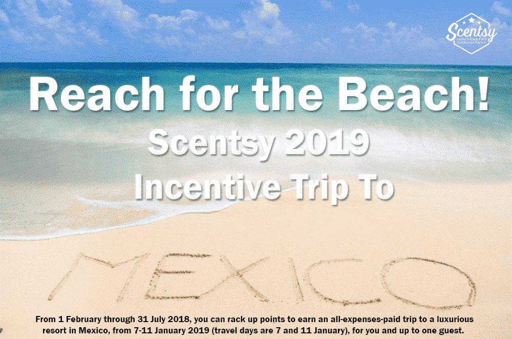 Reach For The Beach Scentsy Incentive 2019