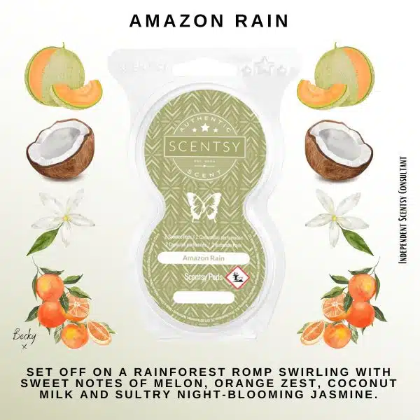 Amazon Rain Scentsy Pod Twin Pack