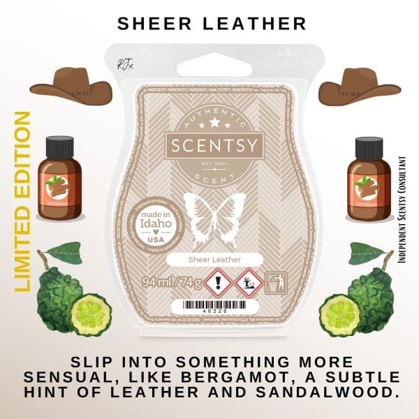 Sheer Leather Scentsy Bar