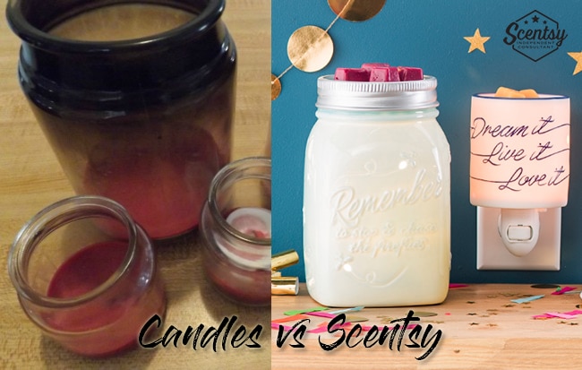 Scented Candle Jars vs Scentsy Warmers Scented Candle Jars vs Scentsy Warmers