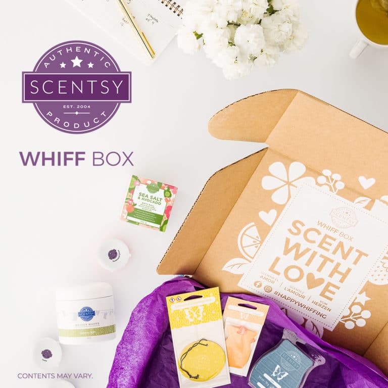 Scentsy Whiff Box, inspired by YOU! Coming 1 September.