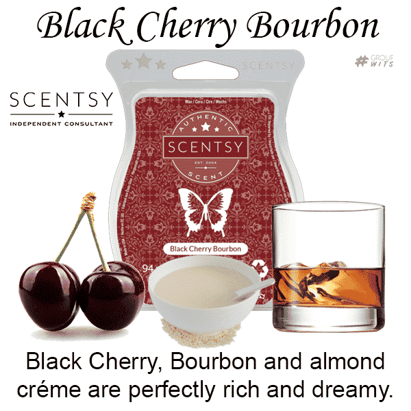 Black Cherry Bourbon Scentsy Scented Wax Bar