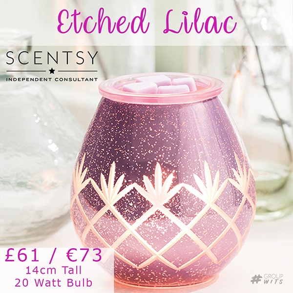 Scentsy Etched Lilac