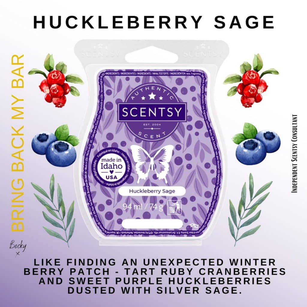 Huckleberry Sage Scentsy Bar The Candle Boutique Scentsy UK Consultant