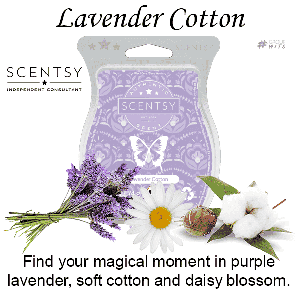 Lavender Cotton Scentsy Scented Wax Bar
