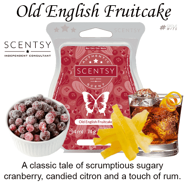 Old English Fruitcake Scentsy Scented Wax Bar