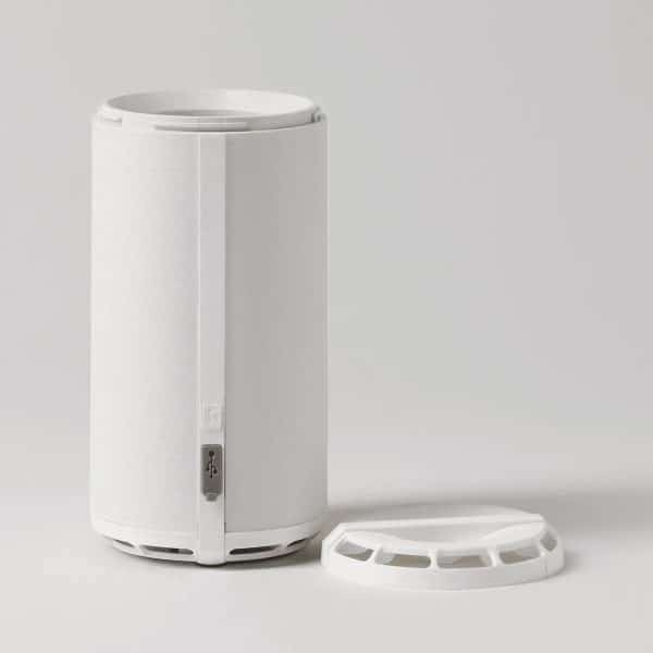 Scentsy Air Go+ in White Lid Off Scentsy Air Go+ in White