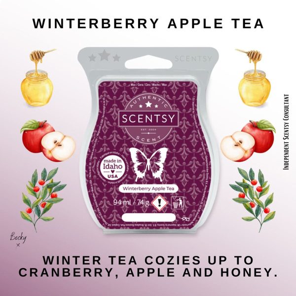 Winterberry Apple Tea Scentsy Bar