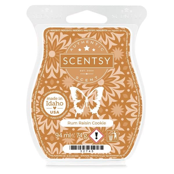 Rum Raisin Cookie Scentsy Bar