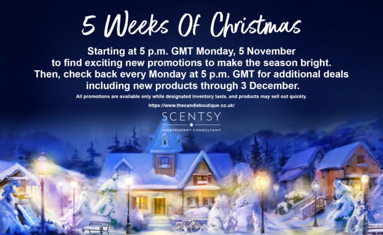 Scentsy 5 Weeks Of Christmas Deals Every Monday