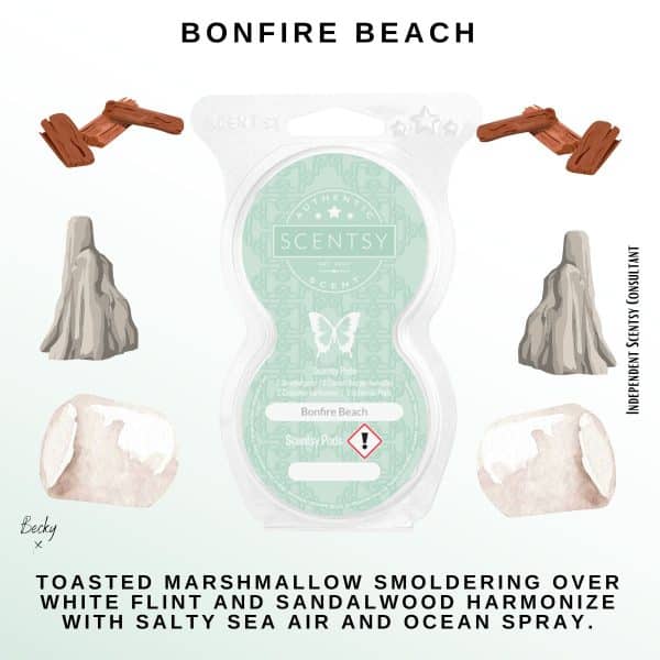 Bonfire Beach Scentsy Pod Twin Pack