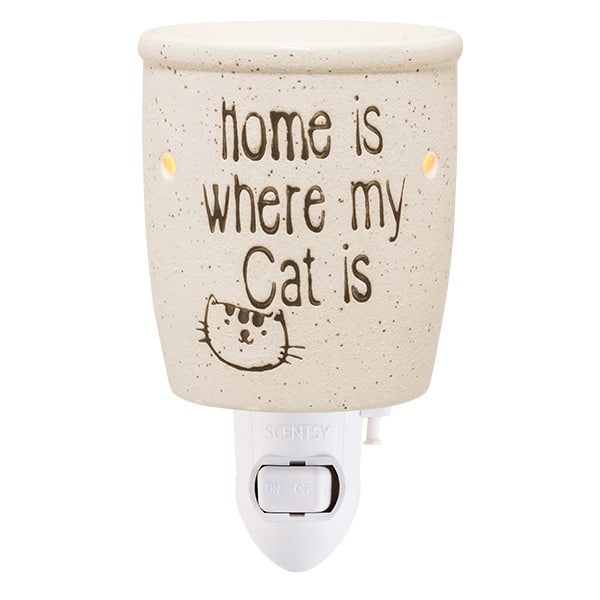 Home Is Where My Cat Is Plug-in Mini Warmer