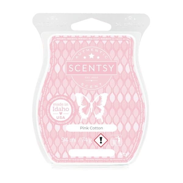 Pink Cotton Scentsy Wax Bar Melt