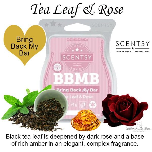 Tea Leaf & Rose Scentsy Bar