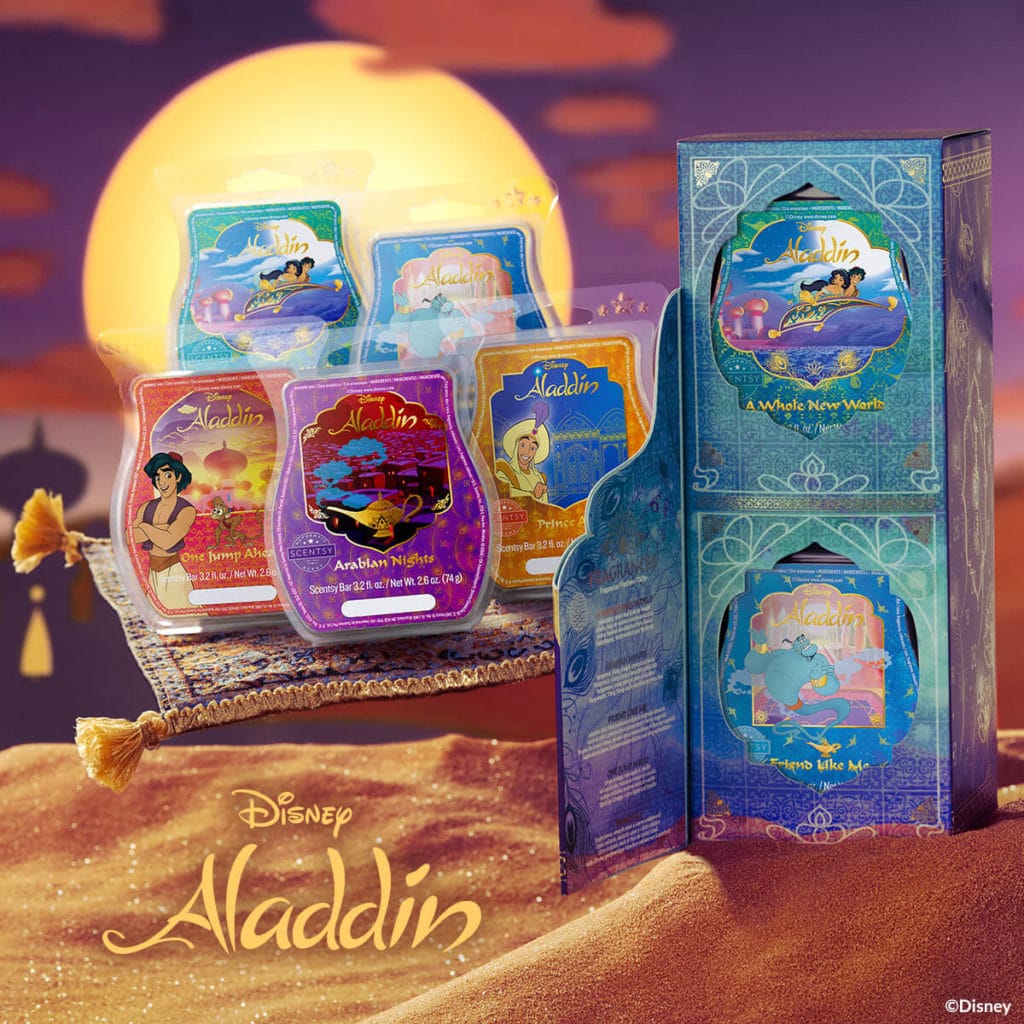 Scentsy Aladdin Boxed Wax Collection