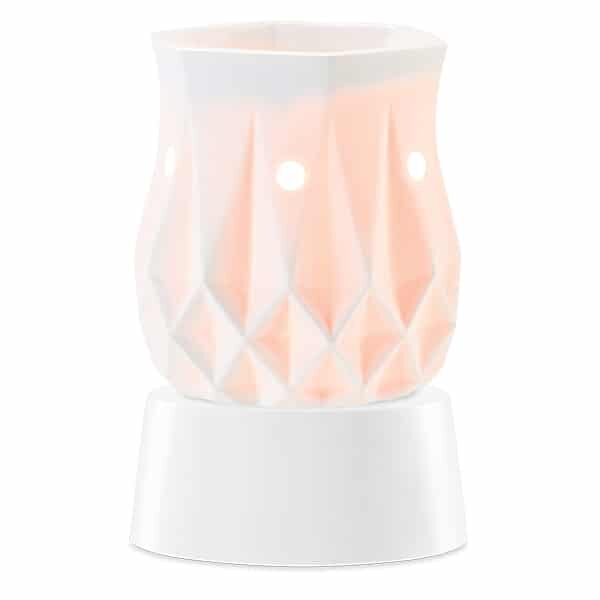 Alabaster Mini Warmer with Tabletop Base