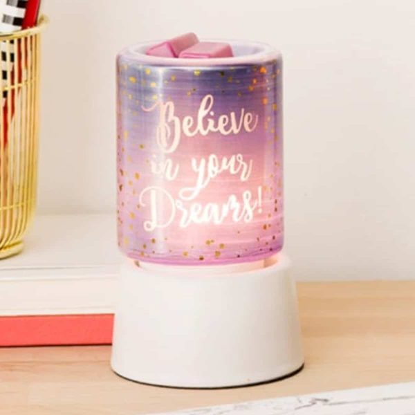 Believe in Your Dreams Mini Warmer with Tabletop Base