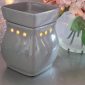 Classic Curve Gloss Gray Scentsy Warmer Styled