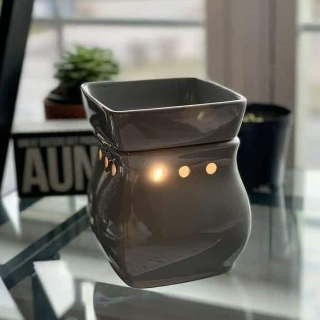 Classic Curve - Gloss Gray Scentsy Warmer - The Candle Boutique - Scentsy UK Consultant