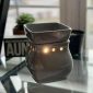 Classic Curve Gloss Gray Scentsy Warmer Styled