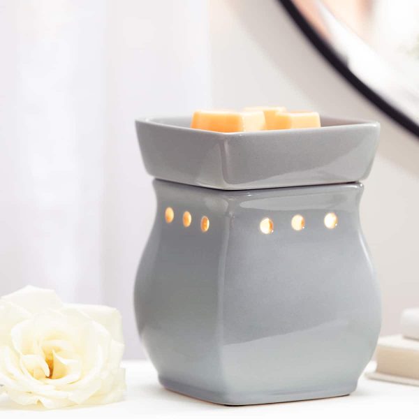Classic Curve - Gloss Gray Scentsy Warmer - The Candle Boutique - Scentsy UK Consultant