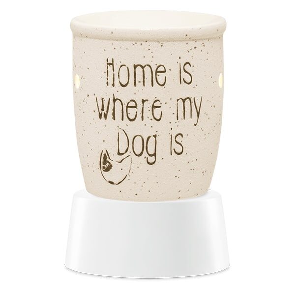 Home Is Where My Dog Is Mini Warmer with Tabletop Base