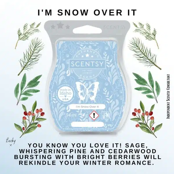 I'm Snow Over It Scentsy Bar