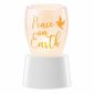Peace On Earth Mini Warmer With Tabletop Base
