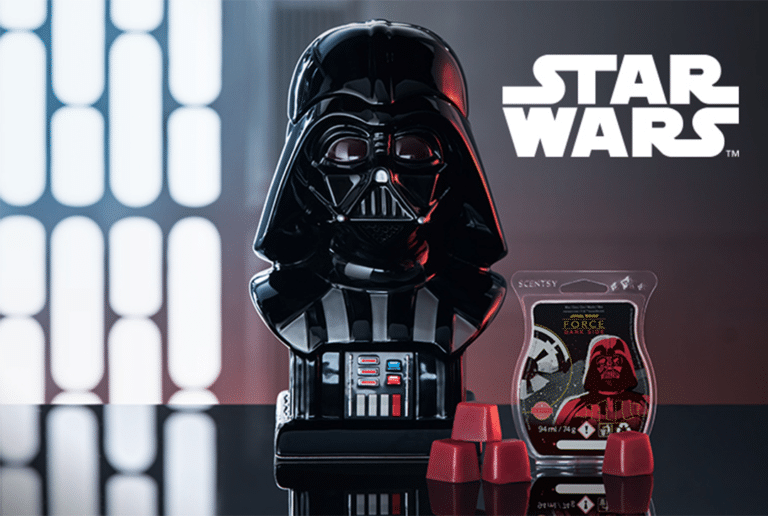 Scentsy Darth Vader™. Warmer & Wax Bar Released Date 19th September 2019