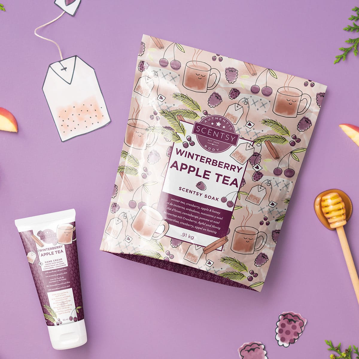 Winterberry Apple Tea Scentsy Soak Hand Cream Winterberry Apple Tea Scentsy Soak Hand Cream