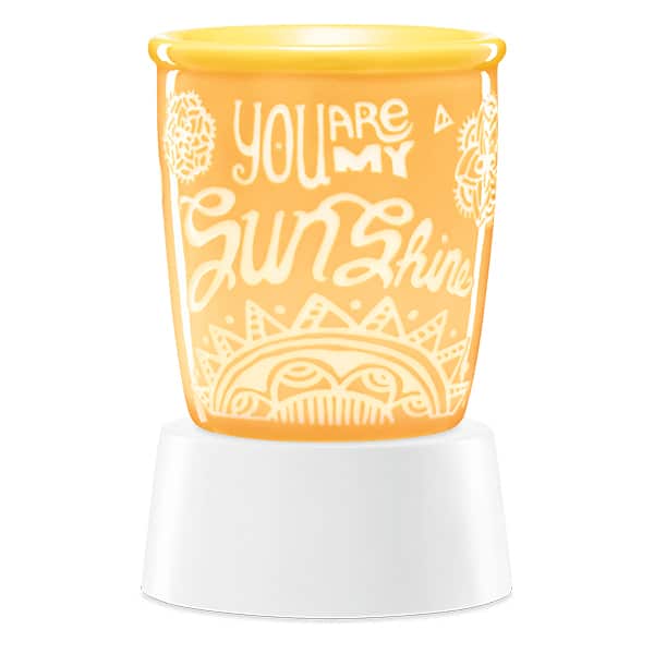 You Are My Sunshine Mini Warmer with Tabletop Base