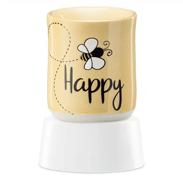 Bee Happy Mini Warmer with Tabletop Base