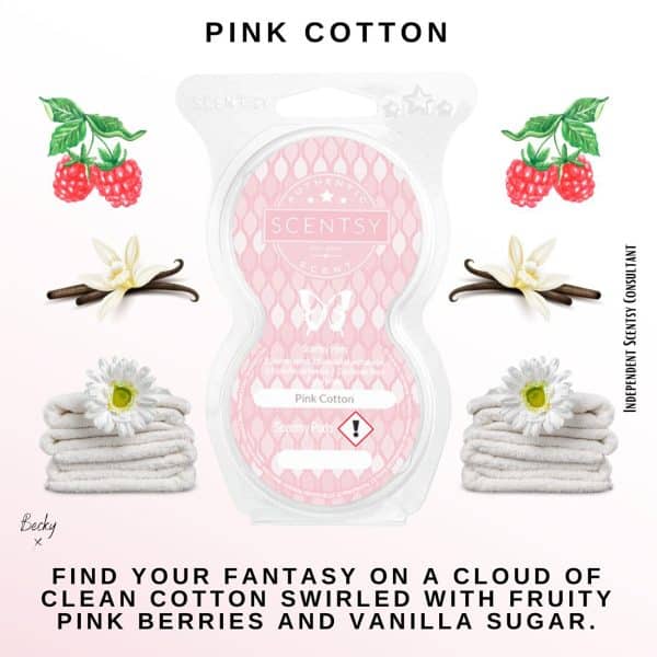 Pink Cotton Scentsy Pods