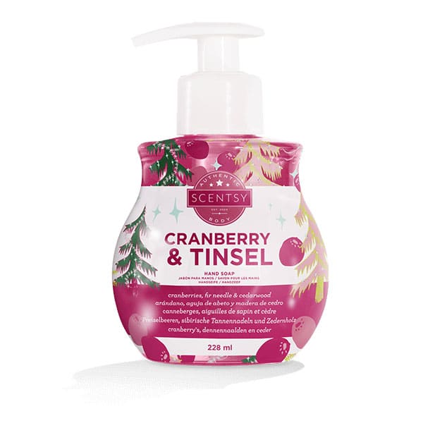 Cranberry & Tinsel Hand Soap