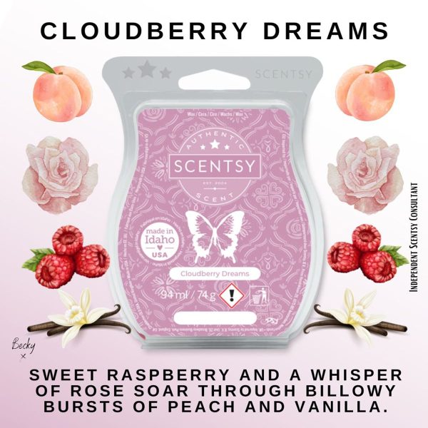 Cloudberry Dreams Scentsy Bar