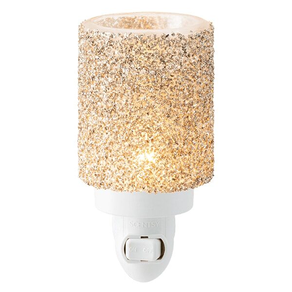 Glitter Silver Plugin Mini Scentsy Warmer