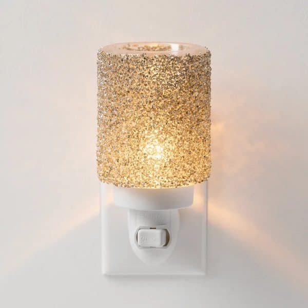 Glitter Silver Plugin Mini Warmer