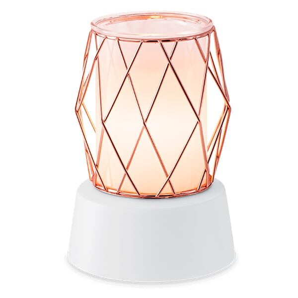 Wire You Blushing? Mini Scentsy Warmer With Tabletop Base