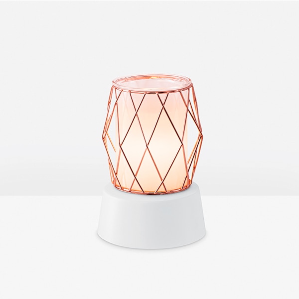 Wire You Blushing? Mini Scentsy Warmer With Tabletop Base