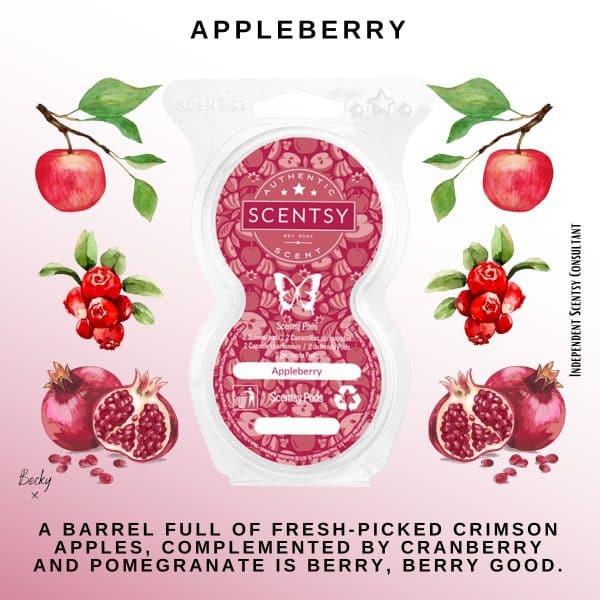 Appleberry Scentsy Pod Twin Pack