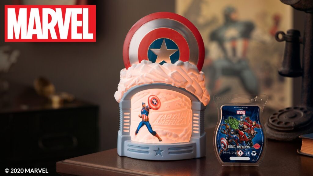 Command attention with the Captain America – Scentsy Warmer