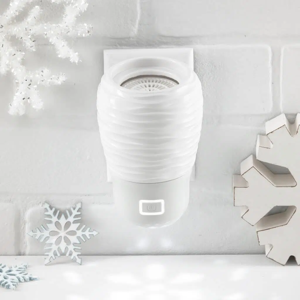 Wall Fan Diffuser With Snowflake Light - Spin Scentsy