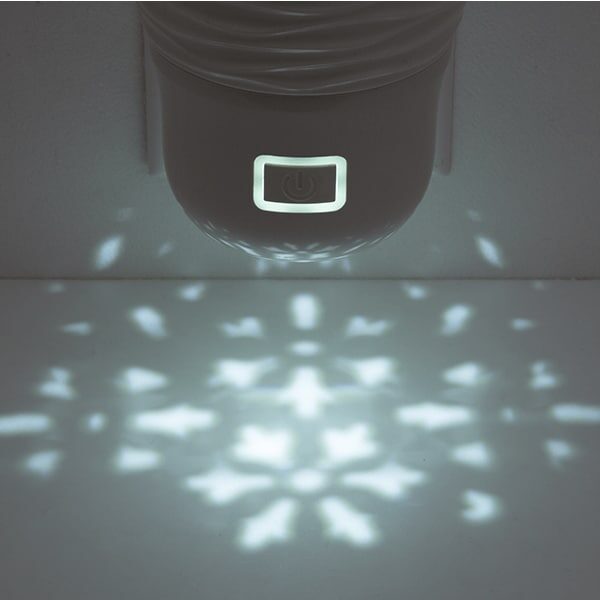Wall Fan Diffuser with Snowflake Light - Spin