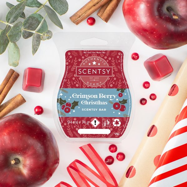 Crimson Berry Christmas Scentsy UK Wax Bar