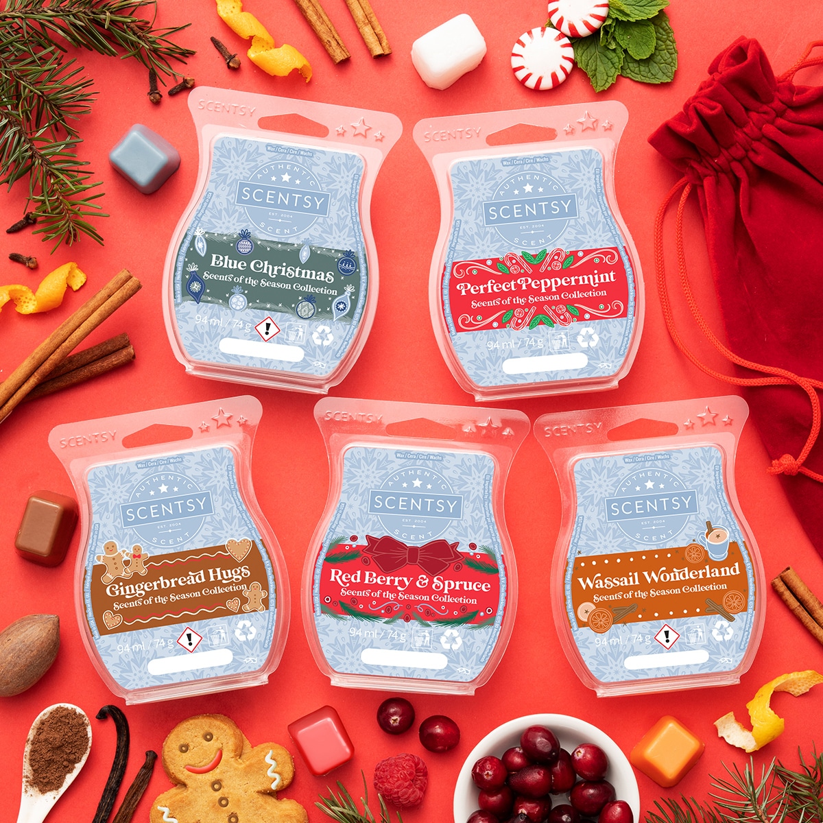 Scentsy Scents of the Season Wax Bar Collection The Candle Boutique