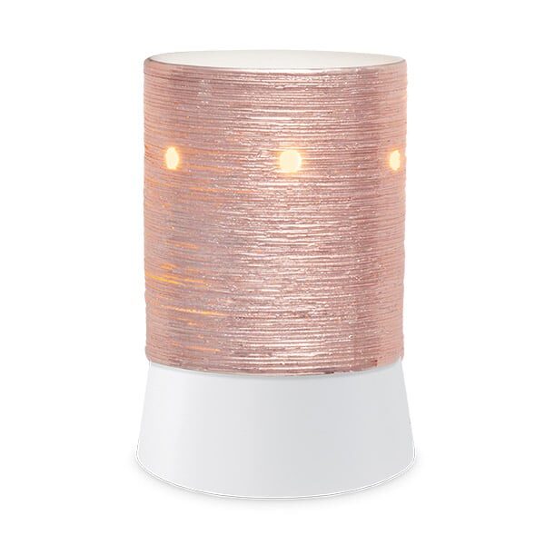 Etched Core Rose Gold Mini Scentsy Table Top Warmer