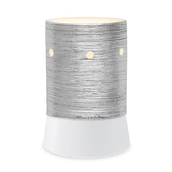 Etched Core – Silver Mini Table Top Scentsy Warmer
