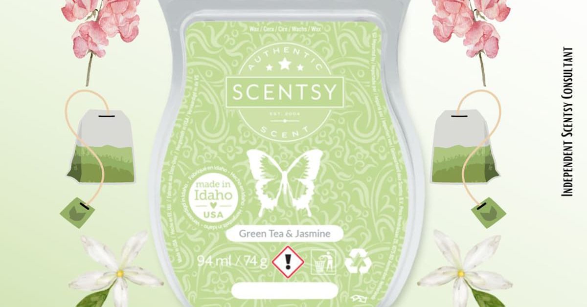 Green Tea & Jasmine Scentsy Bar The Candle Boutique Scentsy UK
